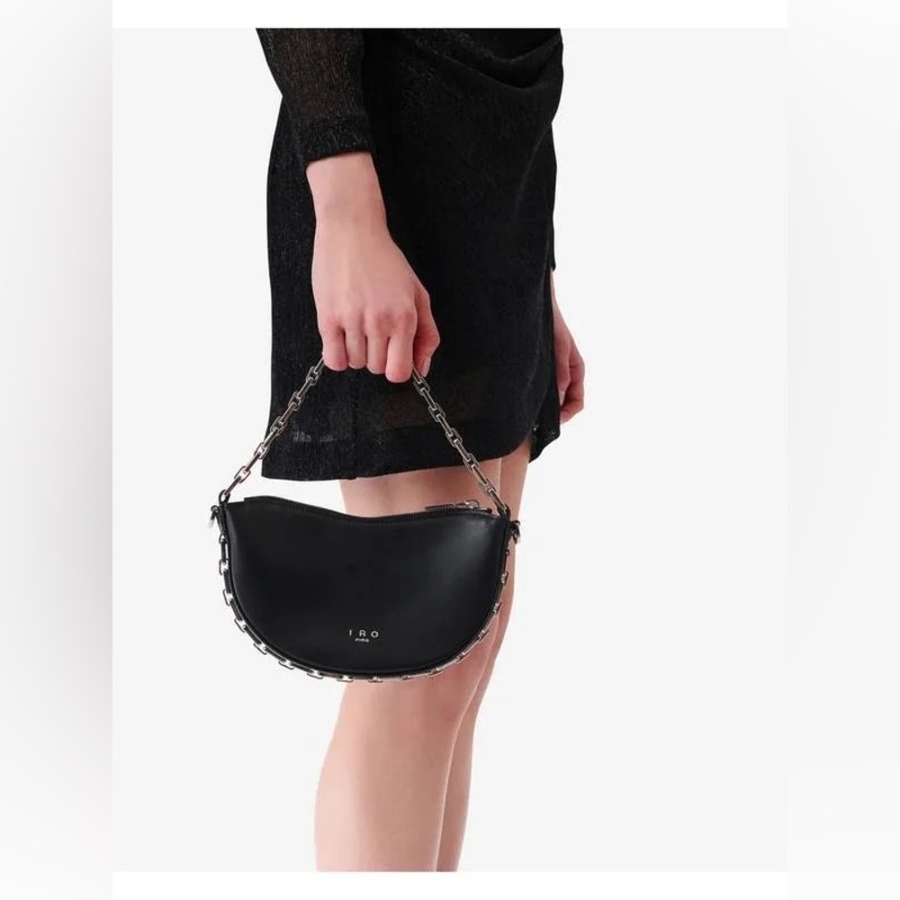 IRO ARC LEATHER MINI BAG WITH CHAIN